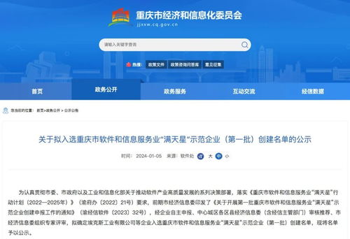 亞信科技旗下數智邏輯入選重慶市“滿天星”示范企業，引領軟件與信息服務業高質量發展
